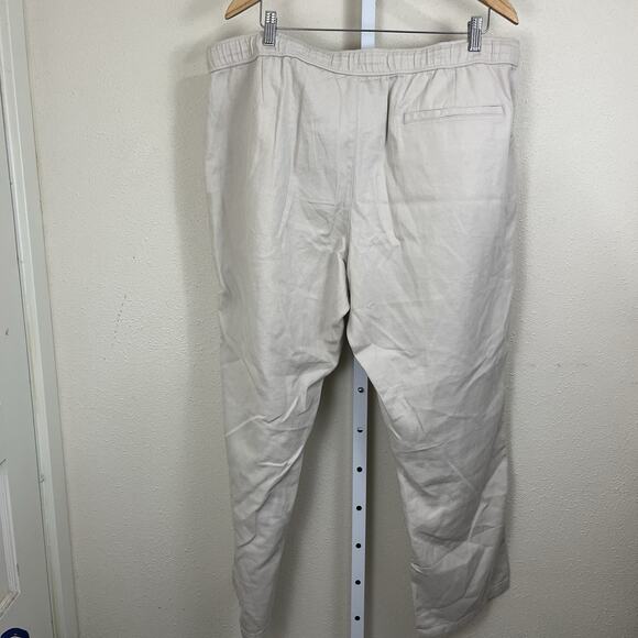 NWT Old Navy Weekender Straight Leg Pant Mens XXL Wishbone Ivory - Picture 3 of 5